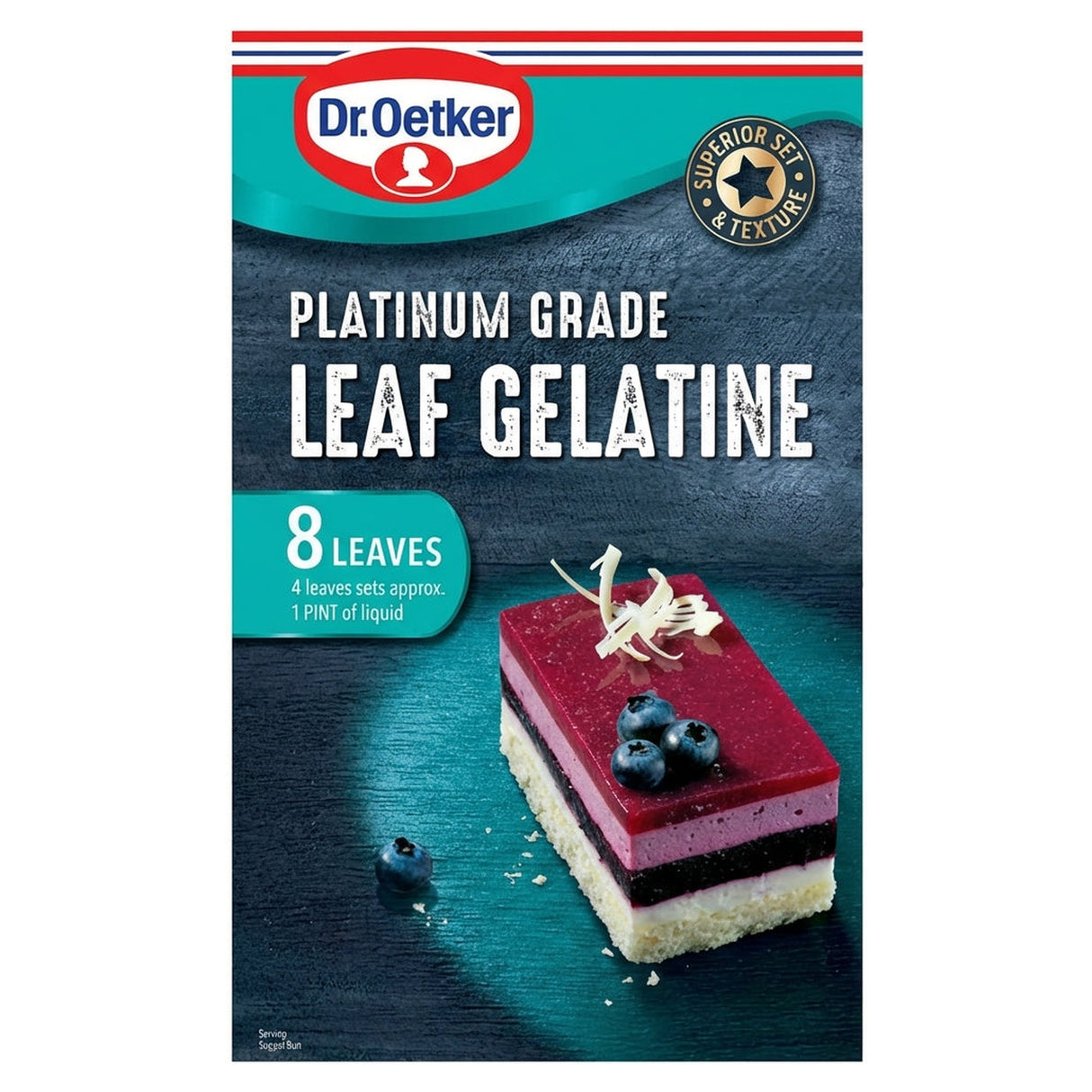 Dr Oetker Gelatine Leaf - Platinum 13G