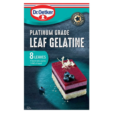 Dr Oetker Gelatine Leaf - Platinum 13G