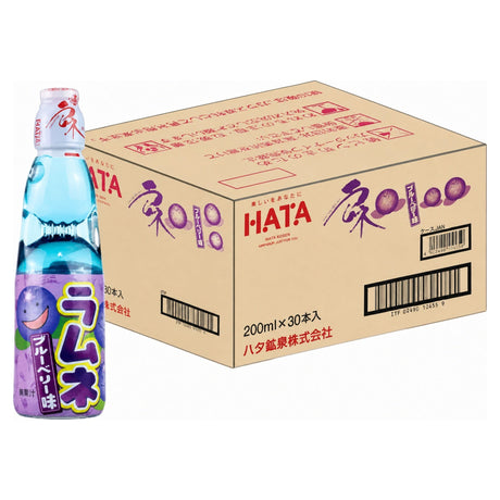 Hata Kosen Bottle Ramune Blueberry 200Ml (Case of 30)