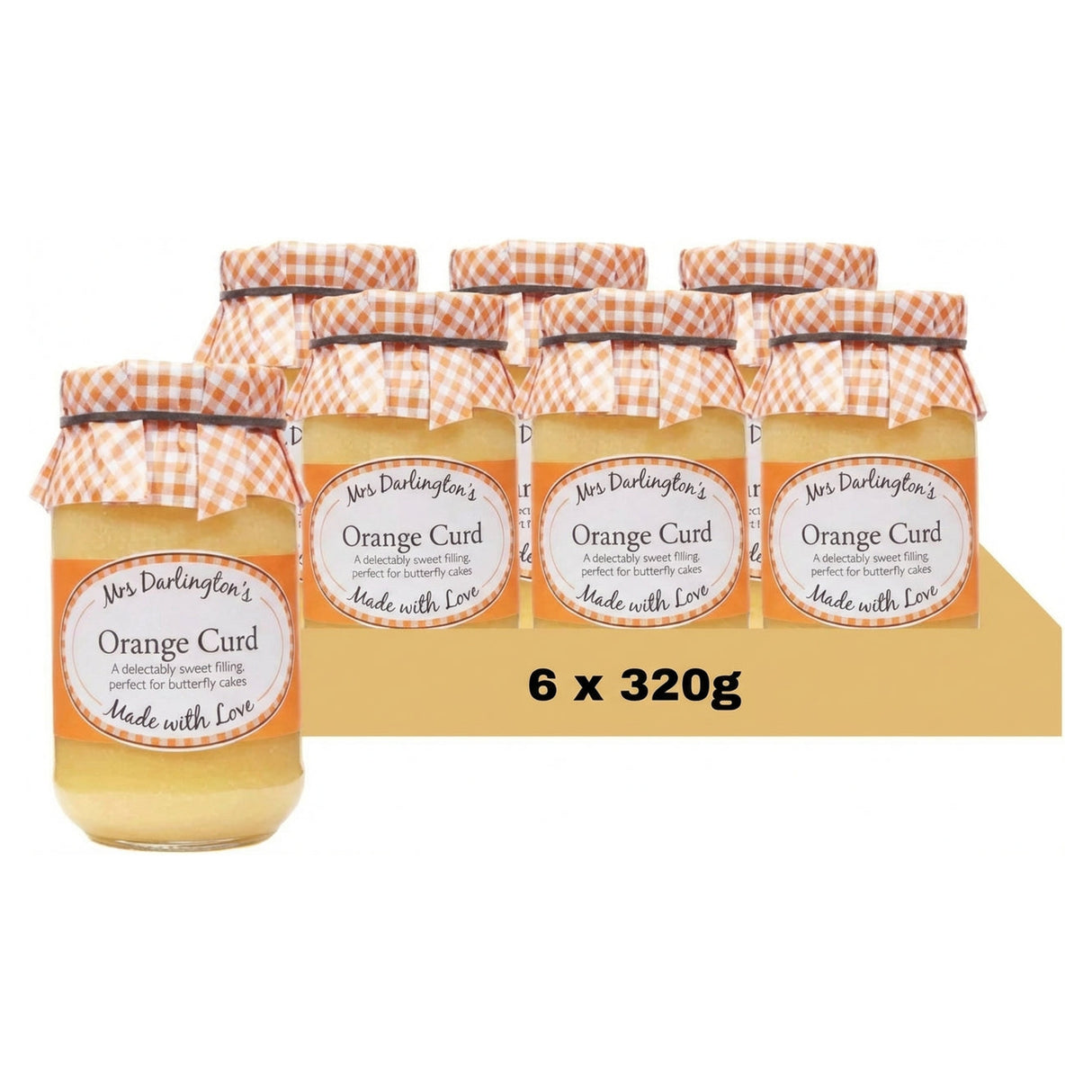 Mrs Darlington - Orange Curd 320G (Case of 6)