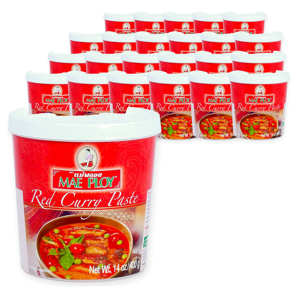 Mae Ploy Red Curry Paste 400G (Case of 24) – case pack
