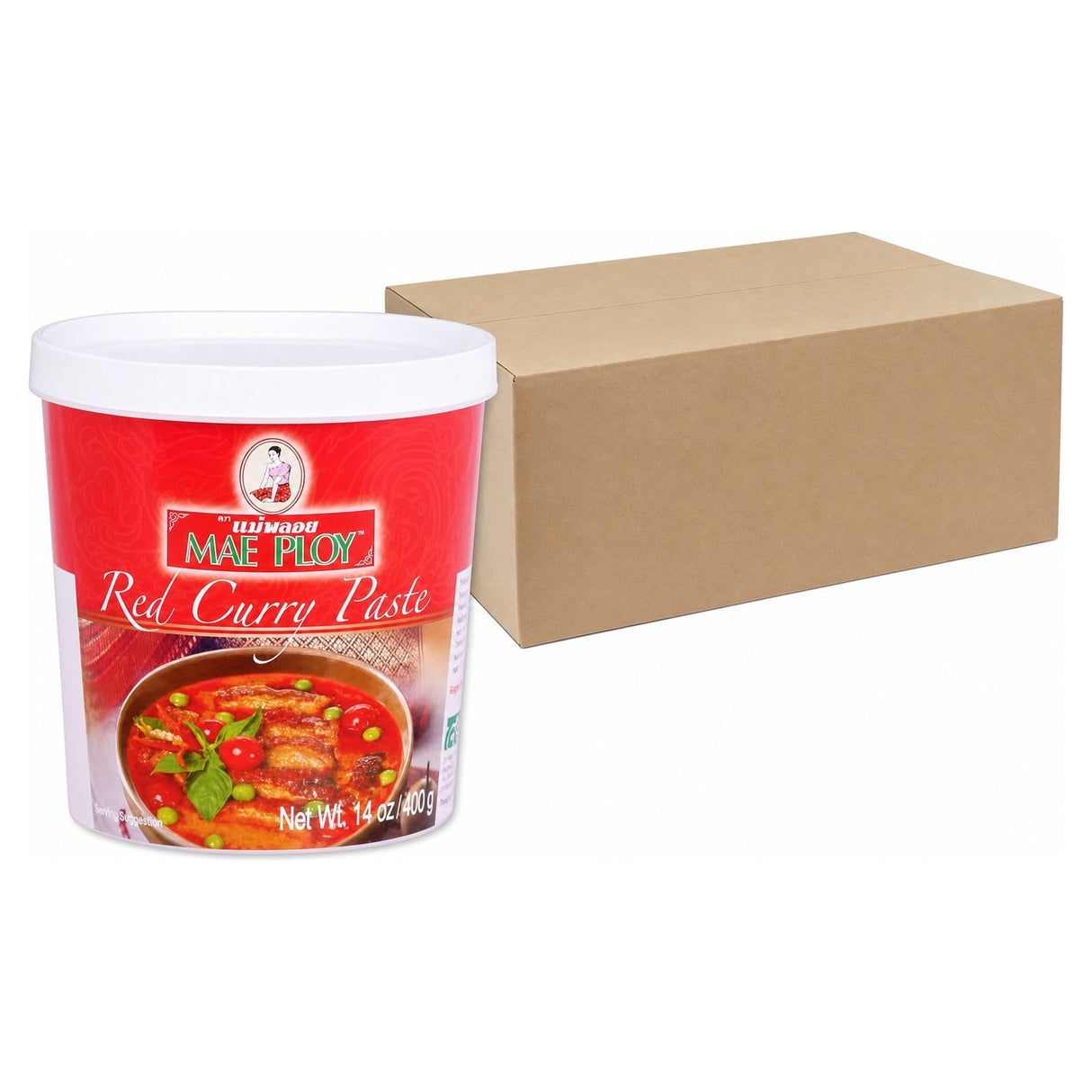 Mae Ploy Red Curry Paste 400G (Case of 24)