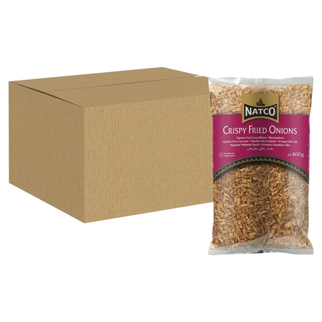 Natco Crispy Fried Onions 400G (Case of 12)