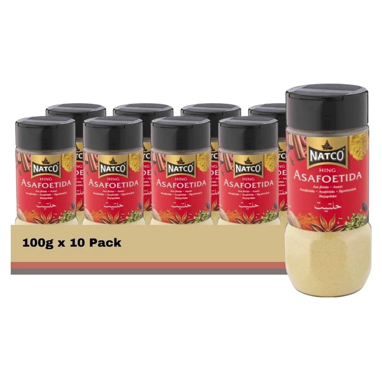 Natco Asafoetida Hing Jars 100G (Case of 10)