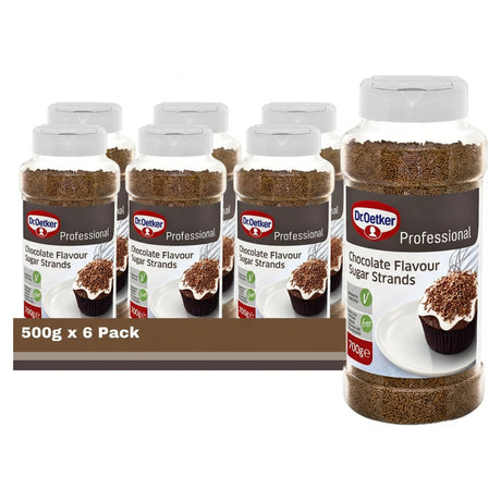 Dr Oetker Chocolate Flavoured Strands 700G (Case of 6)