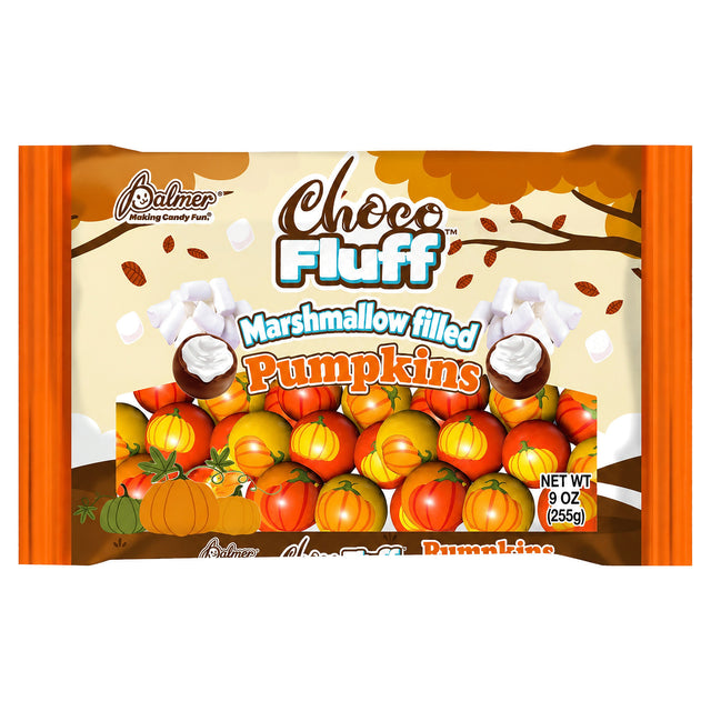 Halloween Chocofluff Marshmallow Filled Pumpkins 9oz (255g)