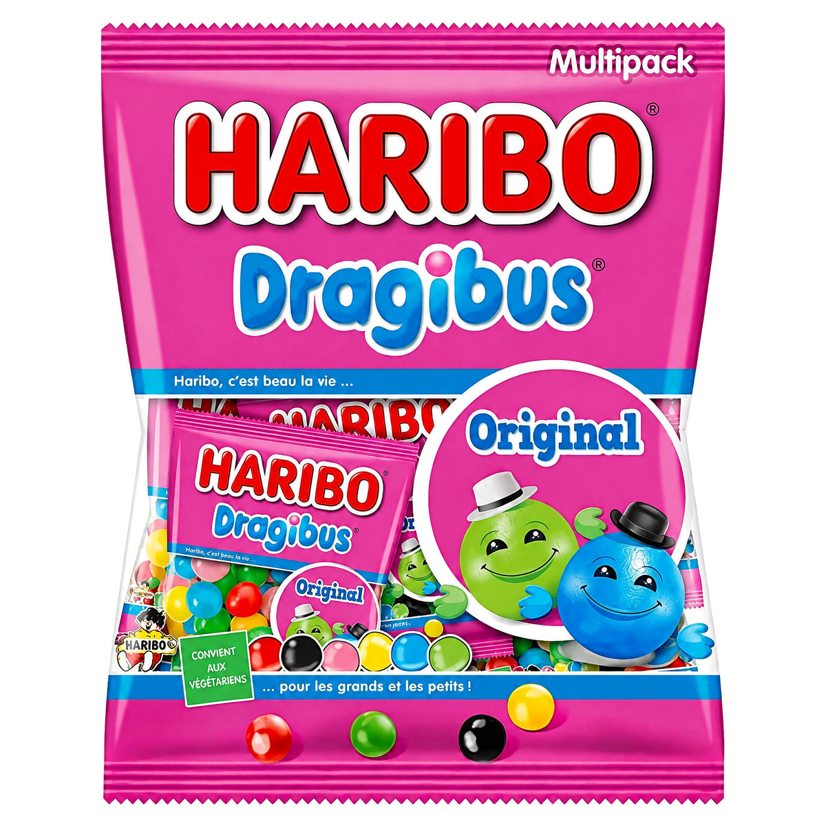 Haribo Dragibus Soft Candies Mini Sachets 250g