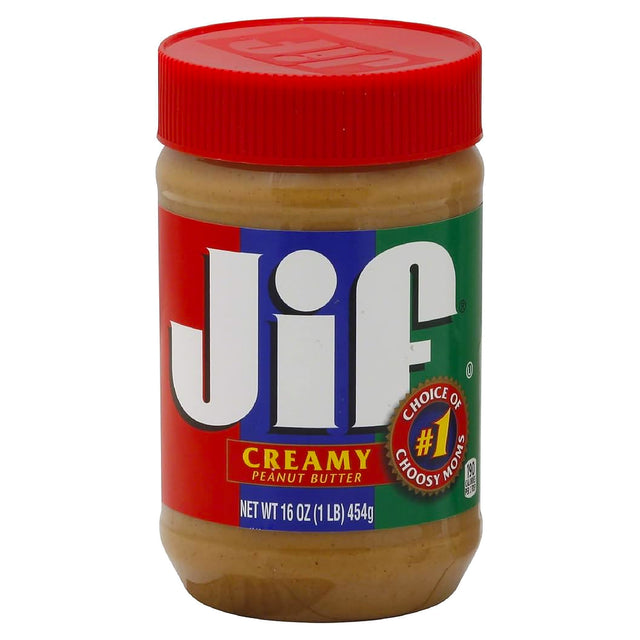 Jif Creamy Peanut Butter 16oz (454g)