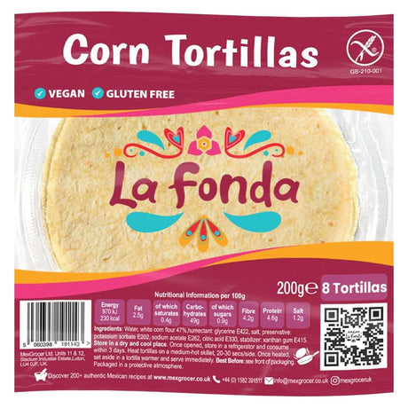 La Fonda Tradicional Corn Tortillas 8 Pieces
