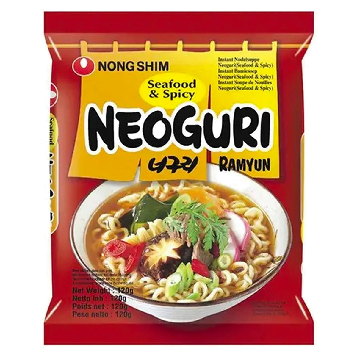 Nongshim Neoguri Ramyun Seafood Spicy Box 120g