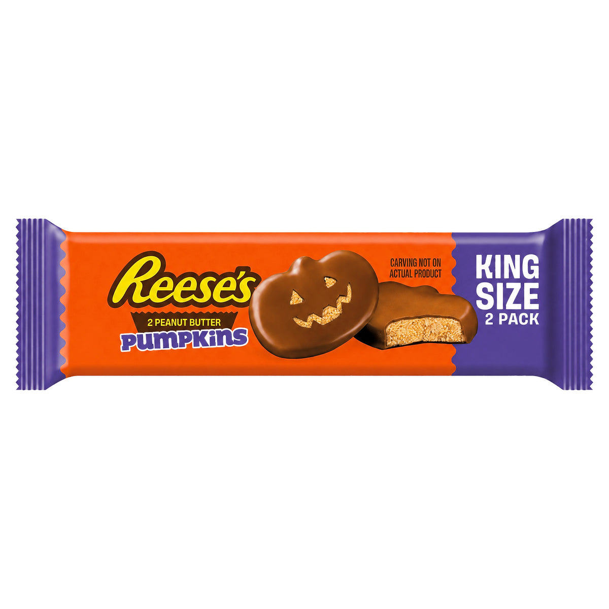 Reese's 2 Peanut Butter Pumpkins - King Size 68g