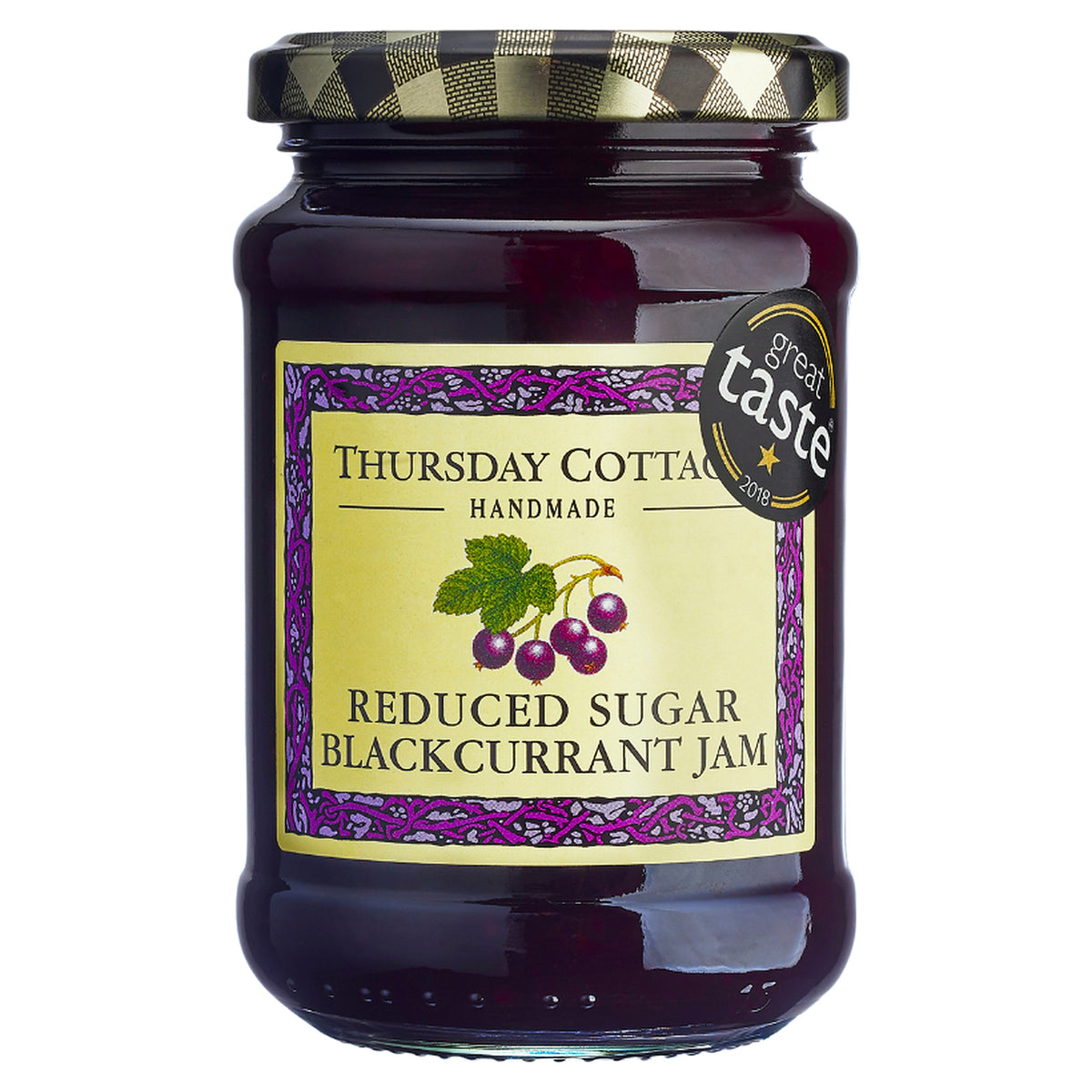 Thursday Cottage Reduced Sugar Blackcurrant Jam 315g