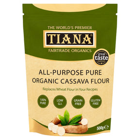 Tiana Organic Cassava Flour - Gluten-Free 500g