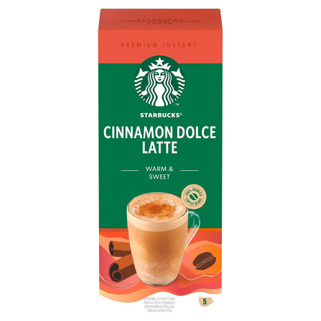 Starbucks Premium Instant Cinnamon Dolce Latte Sachets (5x23.5G)