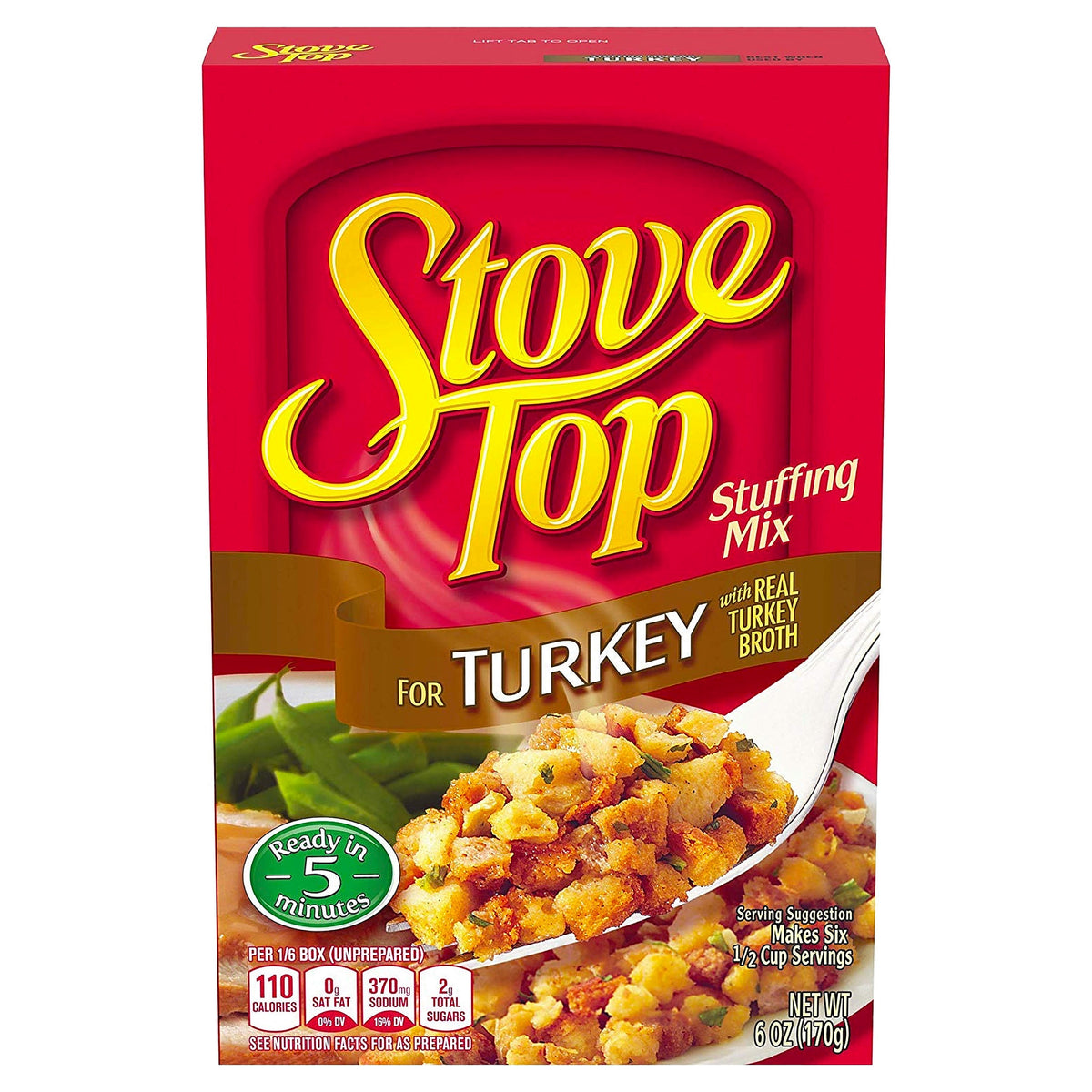 Kraft Stove Top Turkey Stuffing Mix 6Oz