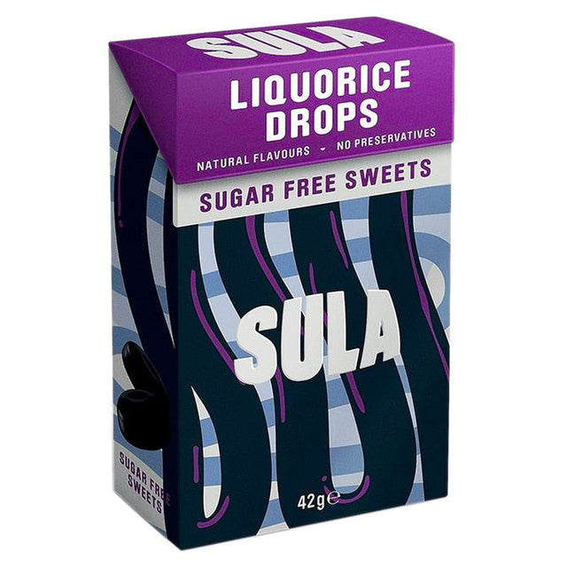 Sula Liquorice Sugar Free 42G