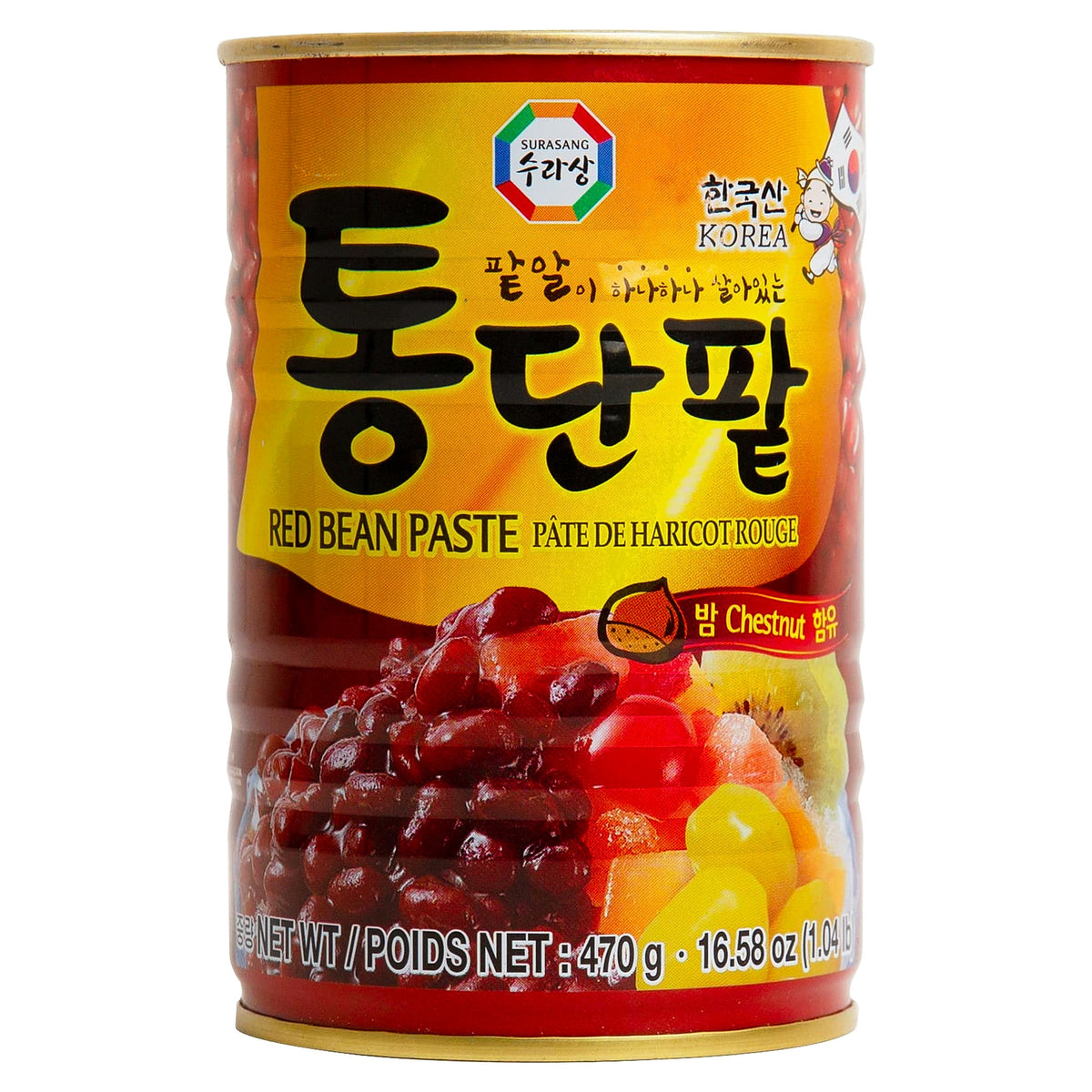 Surasang Canned Red Bean Gruel 470G