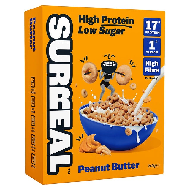 Surreal Hoops Peanut Butter High Protein Low Sugar 240G