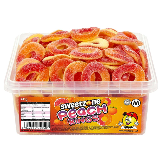 Sweetzone Peach Rings 800G
