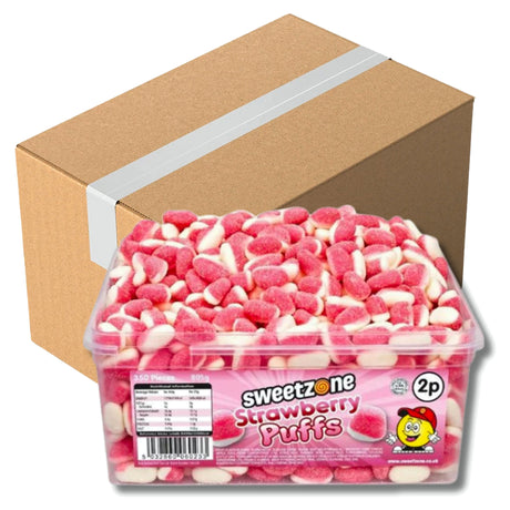 Sweetzone Strawberry Puffs 805G (Case of 6)