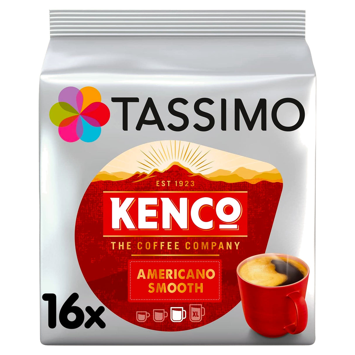 Tassimo Kenco Americano Smooth Coffee Pods 16'S