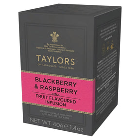 Taylors of Harrogate Blackberry & Raspberry 20 Teabags (40G)