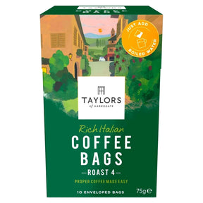 Taylors of Harrogate Rich Italian 10 Coffee Bags (75G)