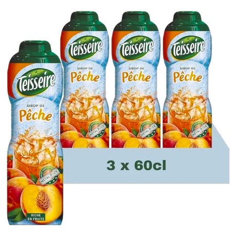 Teisseire Peach Cordial 60Cl (Case of 3)