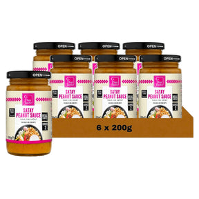 Thai Taste Satay Peanut Sauce 200G (Case of 6)