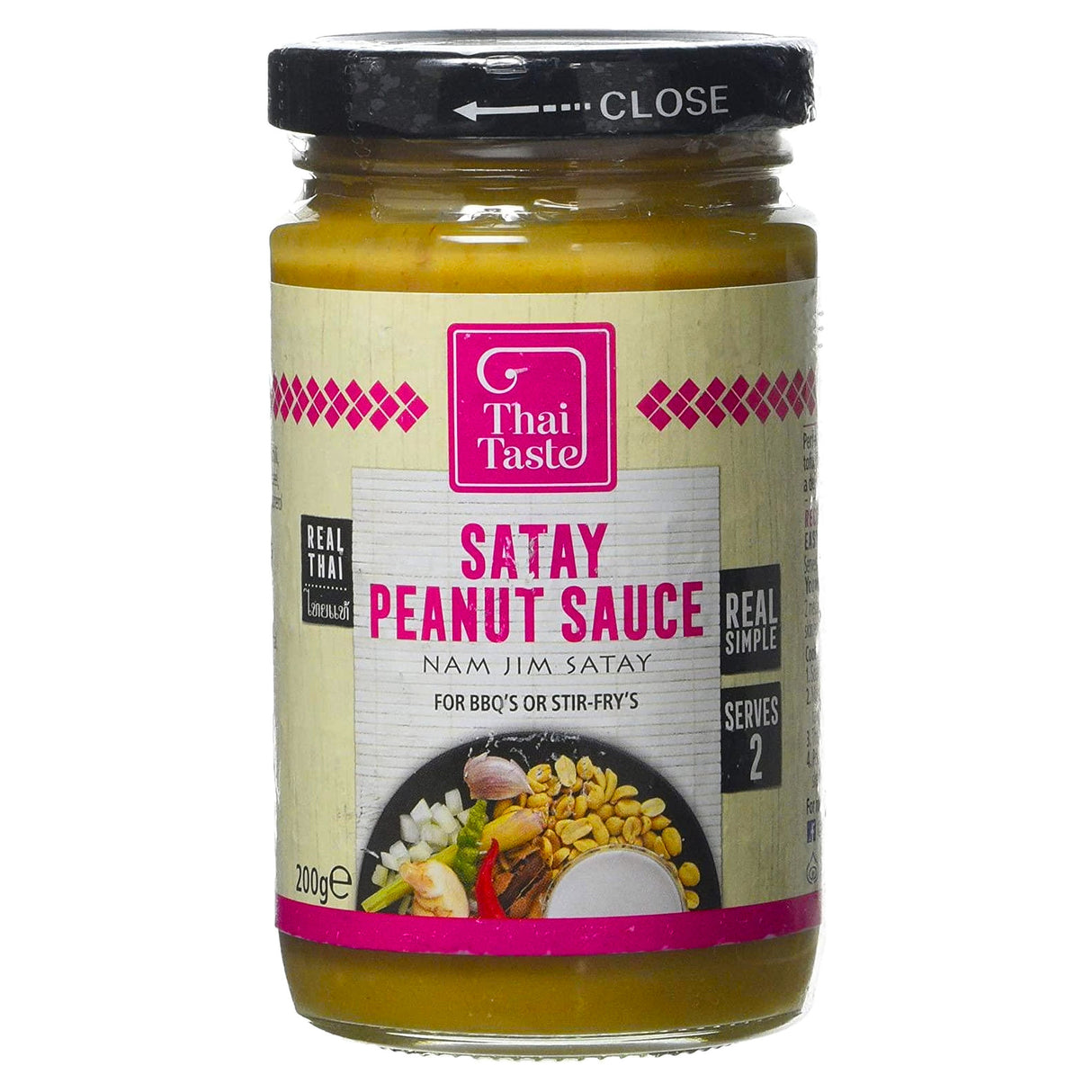 Thai Taste Satay Peanut Sauce (Nam Jim Satay) 200G