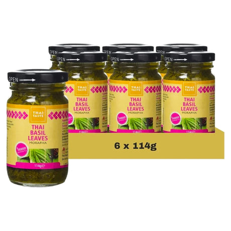 Thai Taste Thai Basil Leaves 114G (Case of 6)