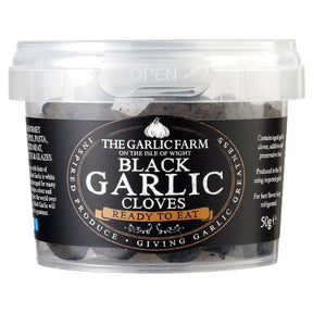 The Garlic Farm Black Garlic Cloves Ready To Eat 50G