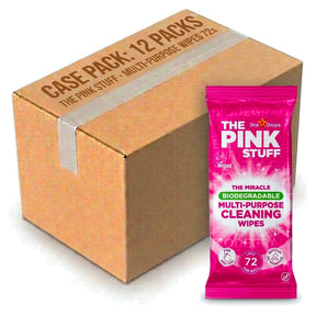 The Pink Stuff Multi Purpose Wipes 72s (Case of 12)