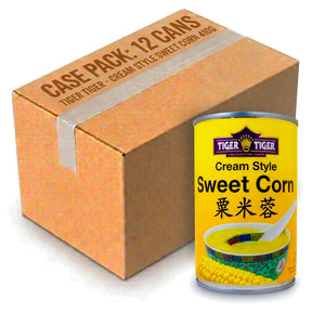 Tiger Tiger Cream Style Sweet Corn 410G (Case of 12)