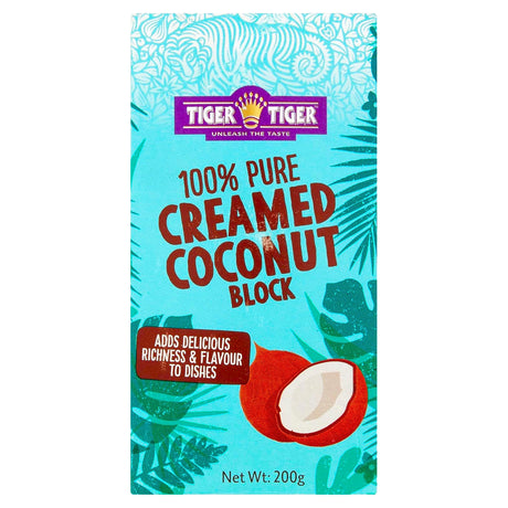 Tiger Tiger Creamed Coconut Block 200G