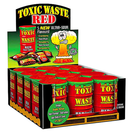 Toxic Waste Red Drum 42G (Case of 12)