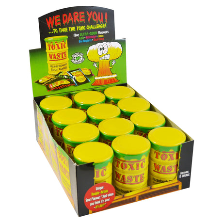 Toxic Waste Yellow Drum 42G (Case of 12)
