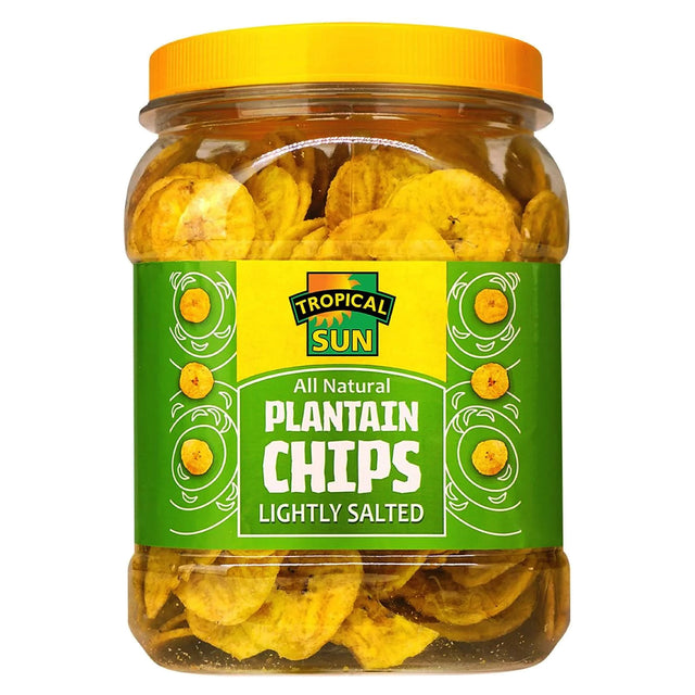 Tropical Sun Plantain Chips Salted 450G