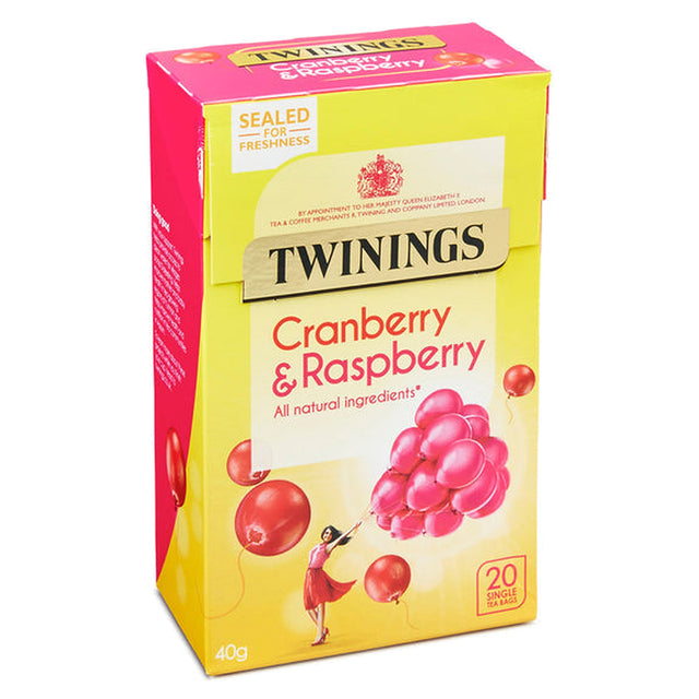 Twinings Cranberry & Raspberry 20 Teabags