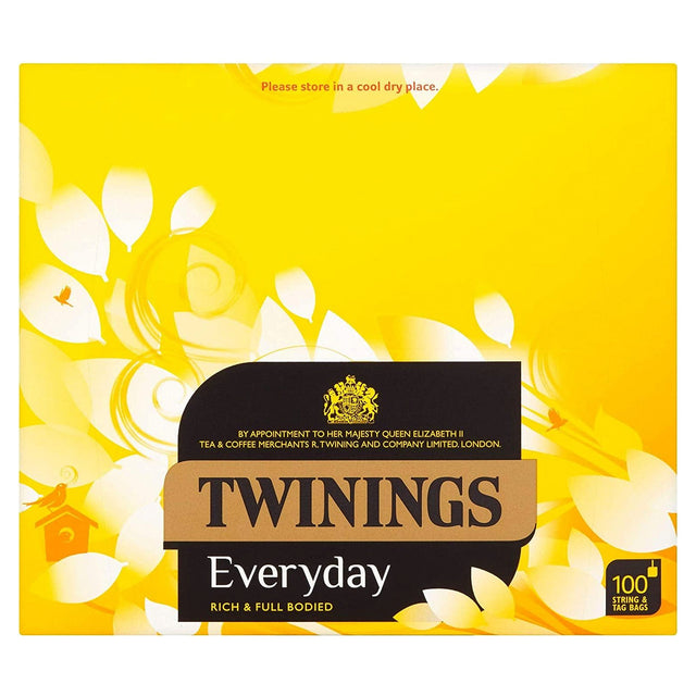 Twinings Everyday Tea 100 String & Tag Bags