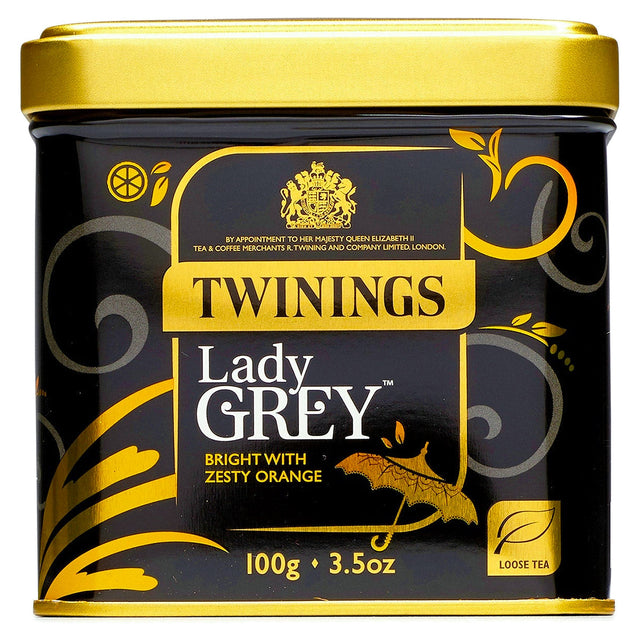 Twinings Lady Grey Loose Tea Tin 100G