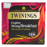 Twinings Strong English Breakfast 80 Tea Bags