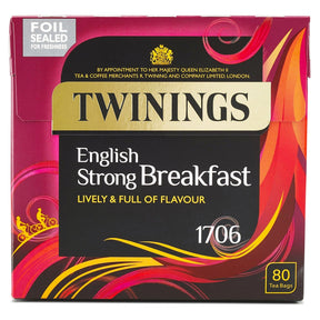 Twinings Strong English Breakfast 80 Tea Bags