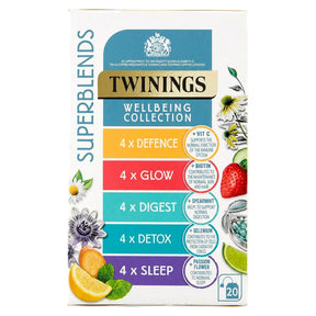 Twinings Superblends Wellbeing Collection (20 Envelopes)