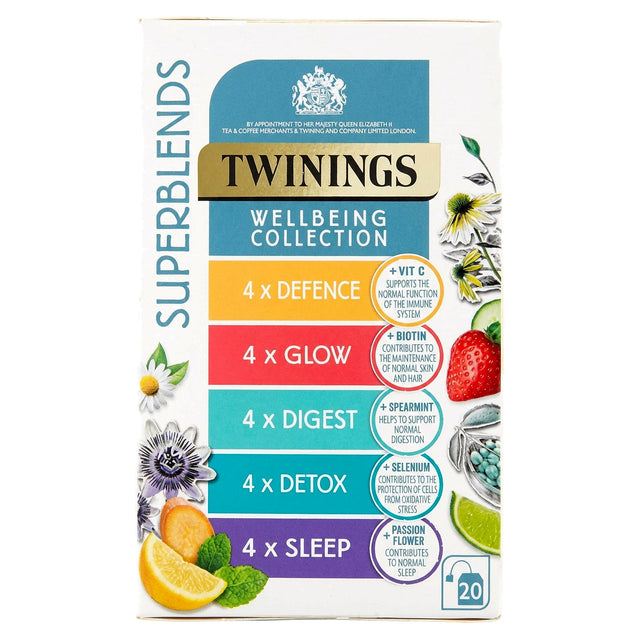 Twinings Superblends Wellbeing Collection (20 Envelopes)