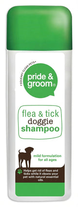 Pride & Groom Flea & Tick Dog Shampoo 300ML (Case of 12)