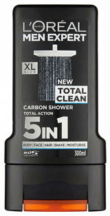 L'Oreal Men Expert 5in1 Total Clean Shower Gel 300ML