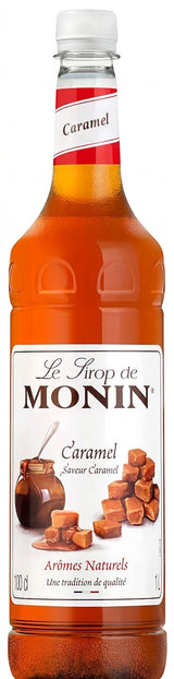 Monin Caramel 1Ltr **Damaged Label** **Expiry Oct 2024**