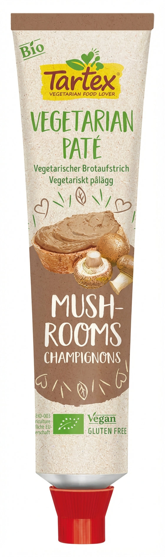 Tartex Organic Mushroom Vegetarian Pate 200G