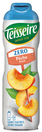 Teisseire Peach Syrup Cordial Sugarfree 60cl